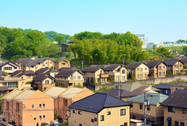 新しい住宅街